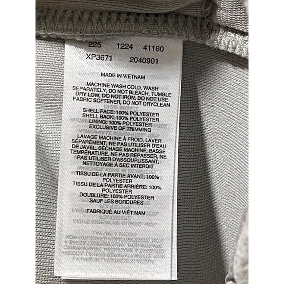 Columbia NWT Women's Long Sleeve Cropped Fleece Pullover, XL, Gray/White - Picture 13 of 16